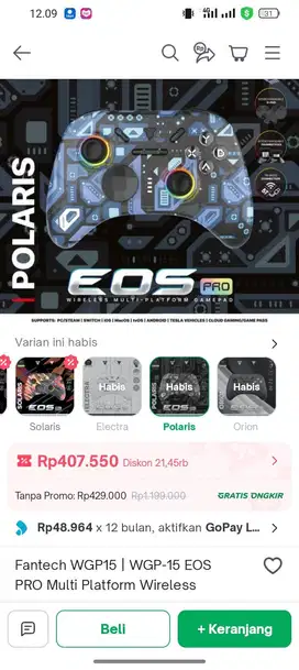 Fantech Eos Pro WGP15 ini dengan 3koneksi, support all device