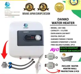 Water Heater Listrik Danko Type DA15ES (15 Liter) Brand Japan