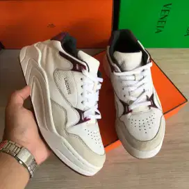 Lacoste court slam leather trainer sneakers sepatu 40.5