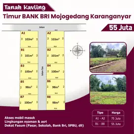 Jual Tanah kapling mojogedang karanganyar