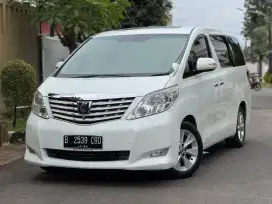 Toyota Alphard S 2.4 AT Premium Sound 2010  Putih NEGO
