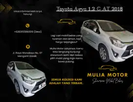 Dijual Toyota Agya 1.2 G AT 2018 Kondisi Mulus No Minus