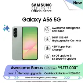 FREE CHARGER 25WATT A56 5G 8/256 SAMSUNG Garansi SEIN Bisa cicilan