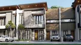 Rumah modern kekinian 2 Lt harga promo di Cluster Tohudan KRA