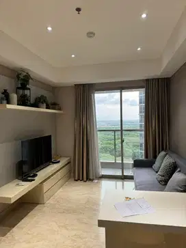 Sewa apt gold coast PIK 1br luas 51m full furnish mewah bagus