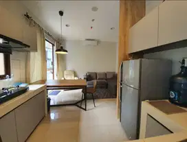 Apartemen Asatti 2BR, Vanya Park BSD satu lantai dengan kolam renang