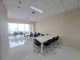 For Rent Kantor SOHO Capital Central Park Semi Furnish Luas 136 m2