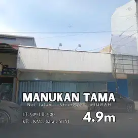 Dijual Rumah Usaha Manukan Tama MURAH