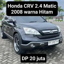 Honda CRV 2.4 Matic 2008 warna Hitam