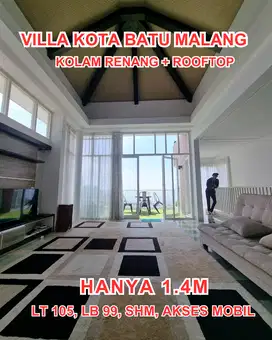 Jual Vila Batu Dekat Kawasan Wisata