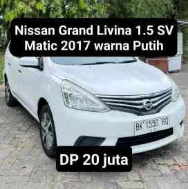 Nissan Grand Livina 1.5 SV Matic 2017 warna Putih