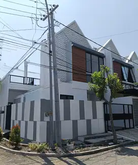 Dijual rumah baru gading pantai model Scandinavian, baru gress