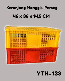 Keranjang YTH 133 Plastik Keranjang Industri 46x36x14.5cm (Bekas)