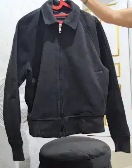 Jaket pull and bear hitam ori