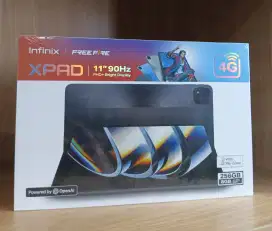 Tablet infinix xpad 4G 4/256 New free flip cover