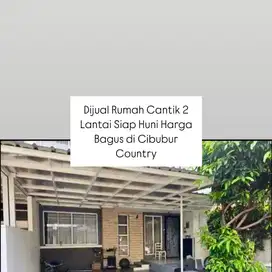 Turun Harga Rumah Siap Huni Semi Furnished di Cibubur Country