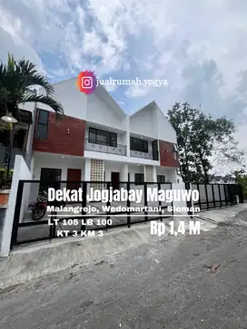 Rumah Baru murah 2 Lantai dekat jogjabay maguwo