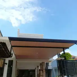 Kanopi atap alderon dan plapon pvc