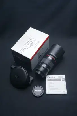 CANON EF 100MM F2.8 L USM MULUS LENGKAP