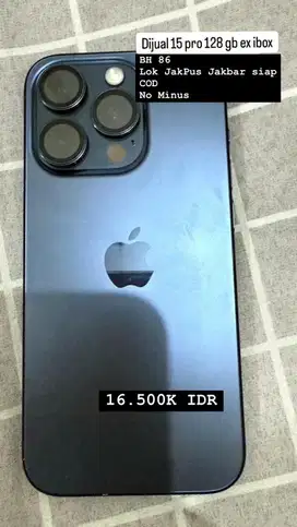 Iphone 15 Pro PA/A Ibox 128GB Mulus WTS READY