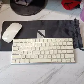 paketan wireless keyboard mouse original Apple gen 2