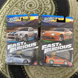 Hotwheels nissan skyline r34 + Supra orange brian