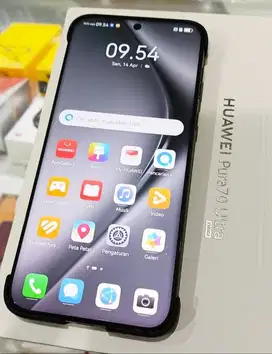 2nd Huawei Pura 70 Ultra Resmi Like New Ram 16/512Gb Warna Black