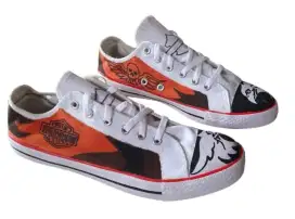 Sepatu harley davidson wing skull dan eagle