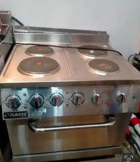 Dukers america brand Mesin kompor listrik standar eropa 4 tungku