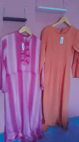 Dijual ajja kodian/lusinan gamis atasan jeans