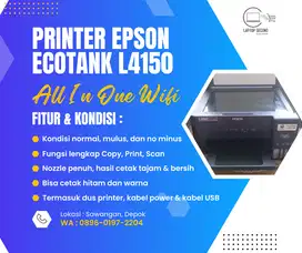 Jual Printer Epson L4150 Wifi All In One Fullset Second Siap Pakai
