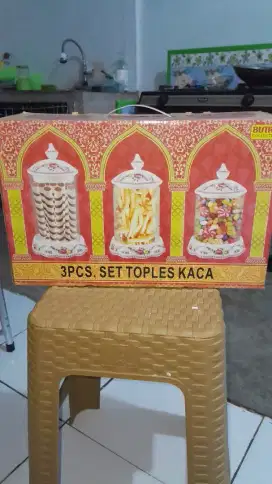 Toples Kaca set 3 Pcs