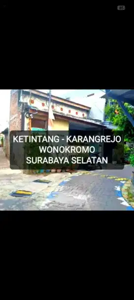 JUAL CEPAT RUMAH HITUNG TANAH KETINTANG KARANG REJO WONOKROMO