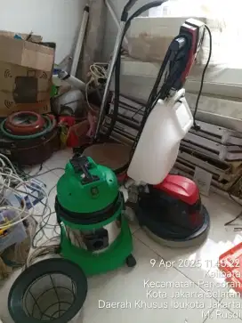 1paket mesin polyser dan vacuum cleaner
