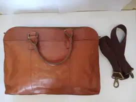 Tas laptop Fossil Original warna coklat