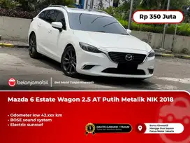 [ LOW KM ] Mazda 6 Mazda6 Estate Wagon 2.5 AT Putih Metalik 2018/2019
