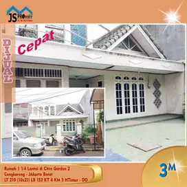 DIJUAL Rumah 1 1/4 Lantai di Citra Garden 2 Cengkareng JakBar - DO