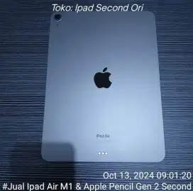 Ipad Air 5 M1 64 Gb WIFI - Intdan Apple Pencil Gen 2 Second