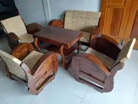 Kursi Sedan Rotan Jadul