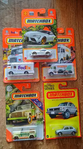 Mainan Diecast Matchbox Mobilan Borongan Segel Baru
