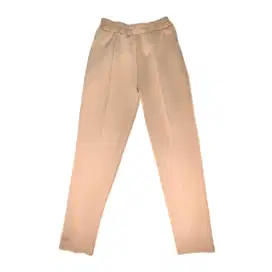 Celana Panjang Knit Wanita | Knit Pants - Cream