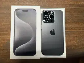 Iphone 15 pro 128 ex IBOX black like new fullset ori