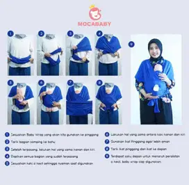 Gendongan bayi m-shape