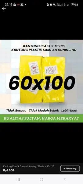 pelastik kuning medis