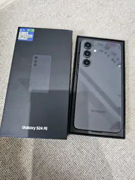 Samsung s24 fe 5G 8/256 SEIN graphite 3bulan pake like new fullset ori