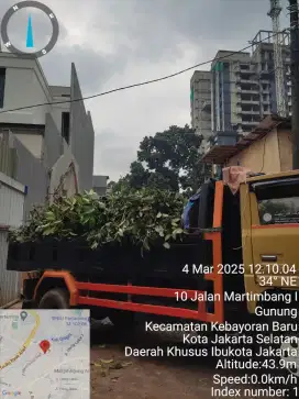 Jasa buang puing, tanah,sampah DLL