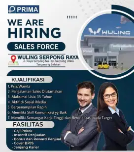 TOP URGENT SALES CONSULTANT WULING SERPONG RAYA