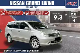 NISSAN GRAND LIVINA XV 2012 1.5 AT KM.132RB & PAJAK PANJANG #F2ST