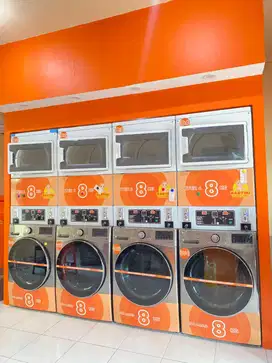 PAKET USAHA LAUNDRY KOIN 4 STACK TERIMA BERES