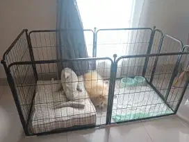 Pagar kandang serbaguna untuk hewan peliharaan